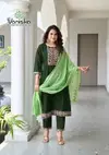 Palak Vol 2 By Vaniska Silk Wholesale Kurti With Bottom Dupatta In India